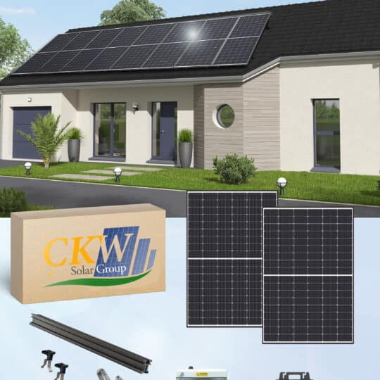 Kit solaire 9kWc micro onduleurs toit tuiles - ref 89071